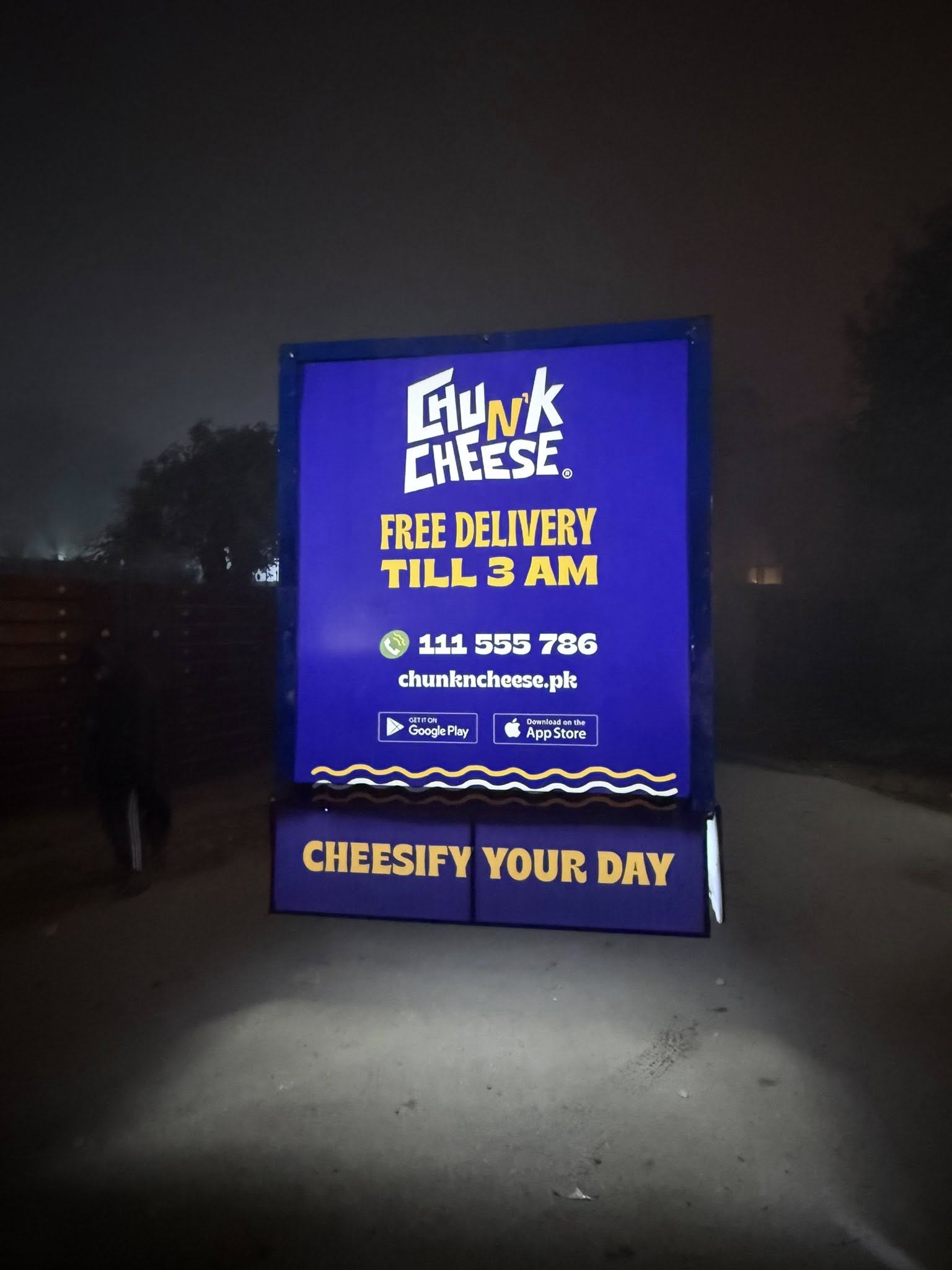 Chunk N Cheese Standee